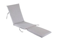 Made in USA Outdoor Steamer Chair Cushion Pad Sunbrella Canvas Granite