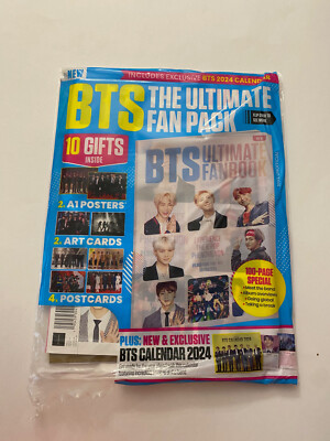 KM1) New BTS The Ultimate Fan Pack Guide Posters Calendar Art Cards Postcards