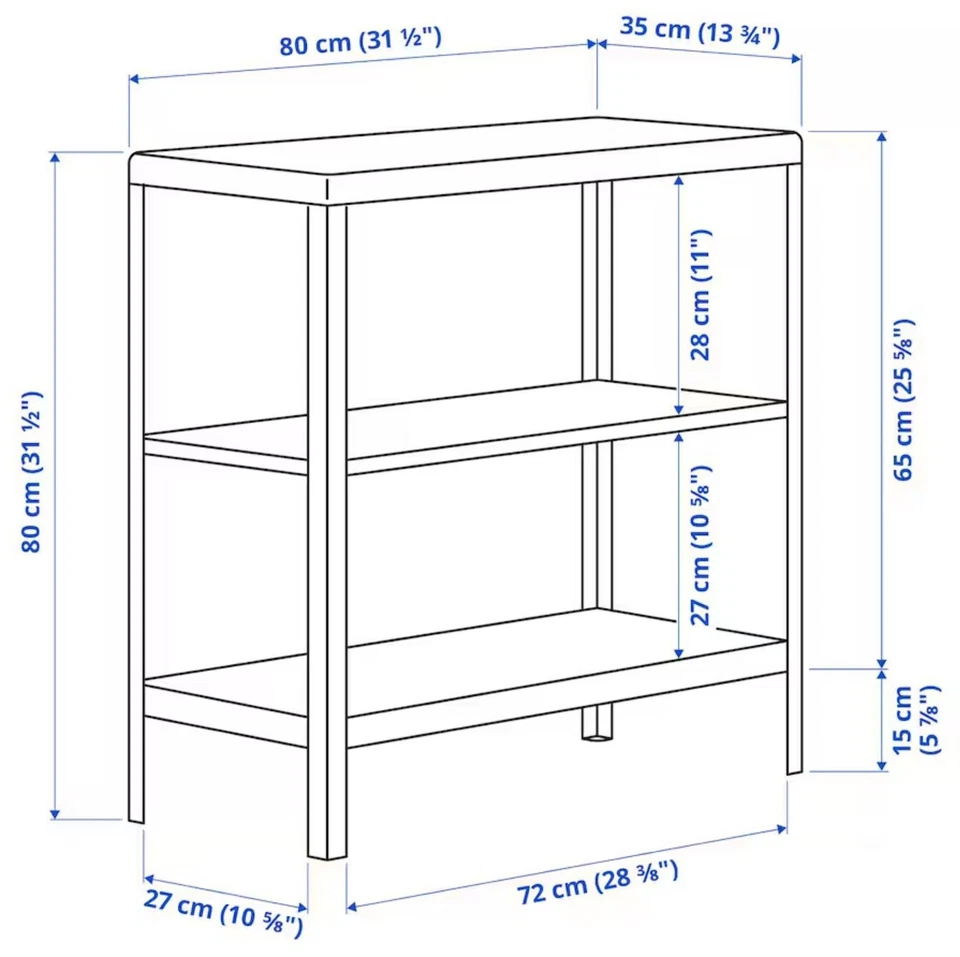 Полочный блок IKEA KOLBJORN, внутренний/наружный, бежевый, 31 1/2x31 7/8 «604.092.94 НОВЫЙ - Изображение 4 из 4