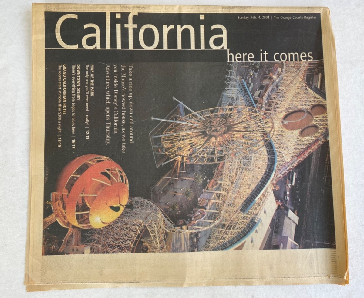 パンフレット Los Angeles tour 2001 パンフレット Los Angeles tour 2001 Disney California