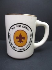 Boy Scouts of America BSA emblem Tall Pine Council MI Mug / Cup Made in USA