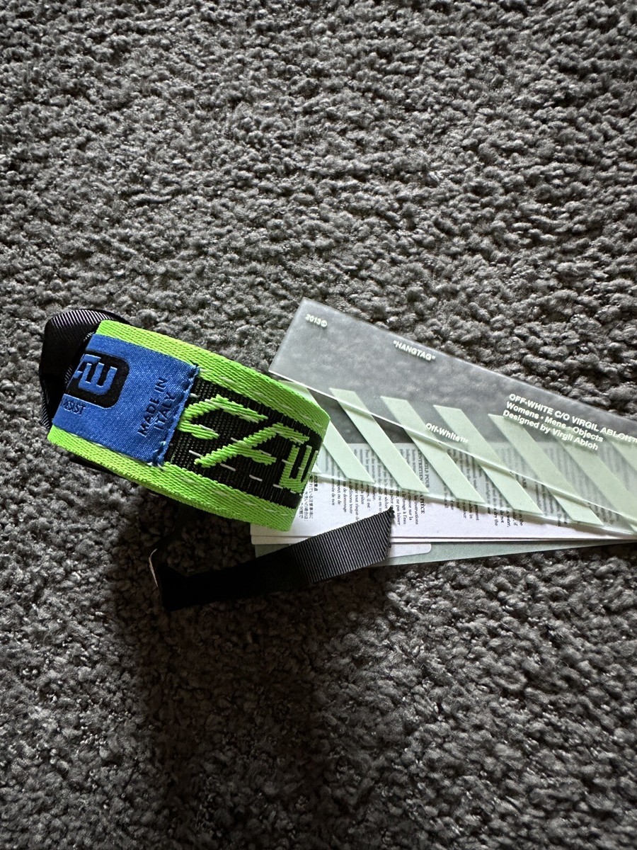 Brand New Off-White - 3.5cm Green Industrial Belt - Men | eBay