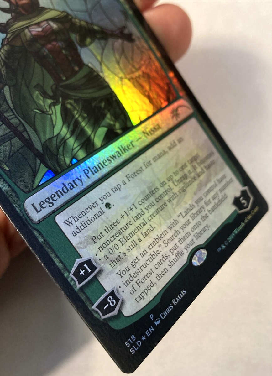 世界を目覚めさせる者、ニッサ　アーティストプルーフ　FOIL　MTG 世界を目覚めさせる者、ニッサ アーティストプルーフ FOIL MTG