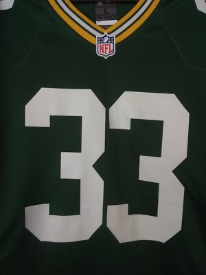 Adams Green Bay Packers Jersey NFL Shirt Green Nike Polyester Mens