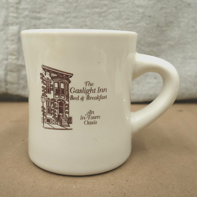 The Gas Light Inn Stoneware Coffee Mug Heavy Duty Gettysburg PA Pennsylvania