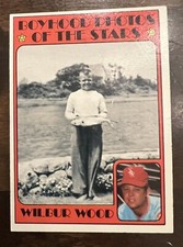 1972 Topps - Boyhood Photos of the Stars #342 Wilbur Wood