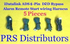 5 DEI VIPER iDatalink ADS 6 Pin D2D Bypass ALARM REMOTE START WIRE HARNESS Plug