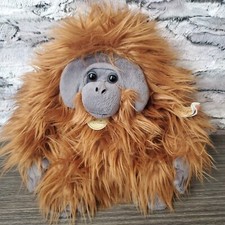 Miyoni 11" Adult Orangutan Male Primate Plush Stuffed Animal by Aurora Realistic