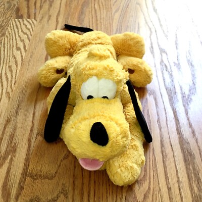 Disney Store Pluto Plush Stuffed Animal Medium Size 16'' Mikey Mouse Clubhouse