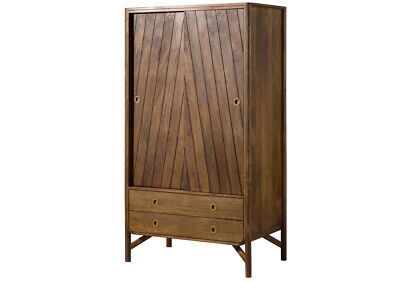 Kleiderschrank Schrank Schlafzimmer Schiebetür Massivholz Mango Holz massiv