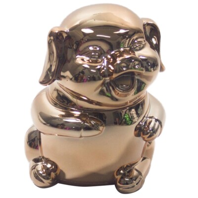 4.2'' Height 4 PC 3D Metal Pig Tobacco Herb Spice Grinder Smoke Crusher W/ Drawer