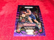 2024 WNBA MONOPOLY PRIZM PURPLE WAVE SP CARD #44 ERICA WHEELER FEVER