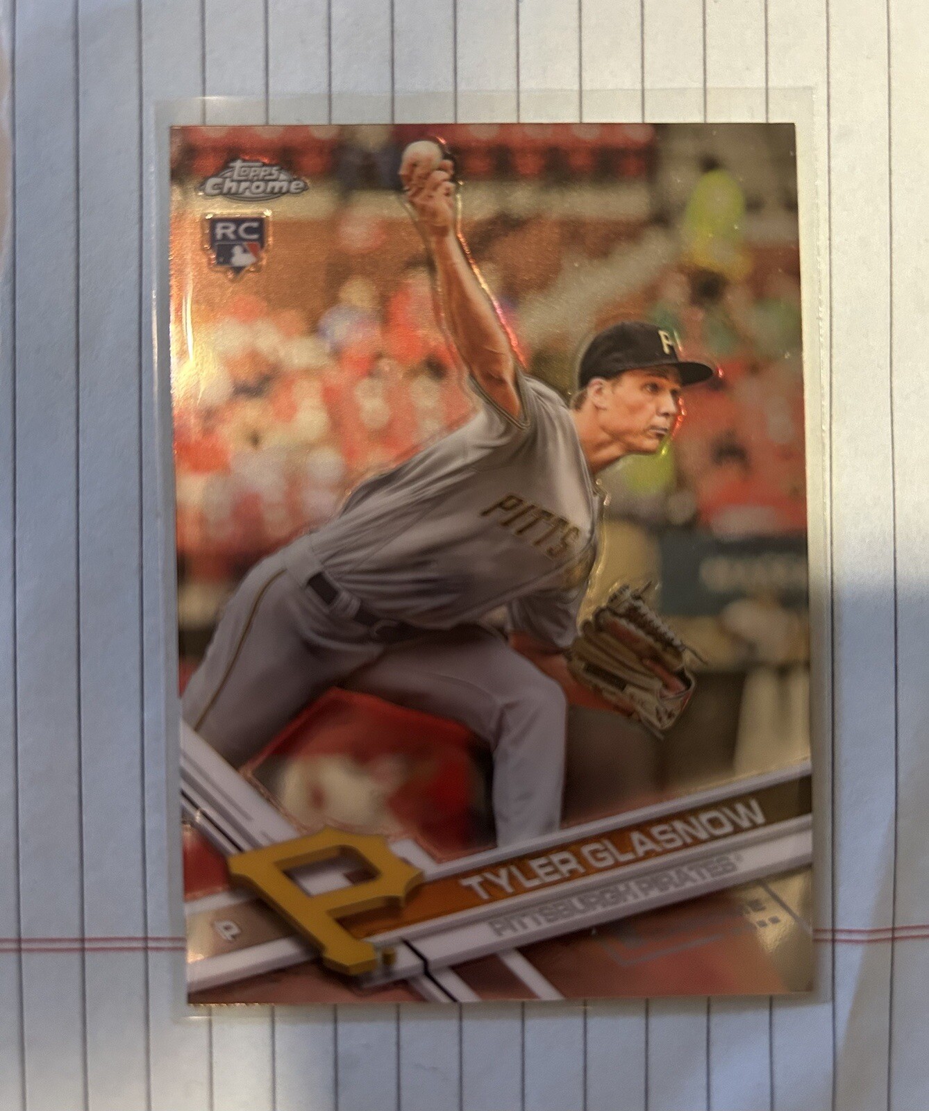 2017 Topps Chrome Tyler Glasnow Rookie No. 189