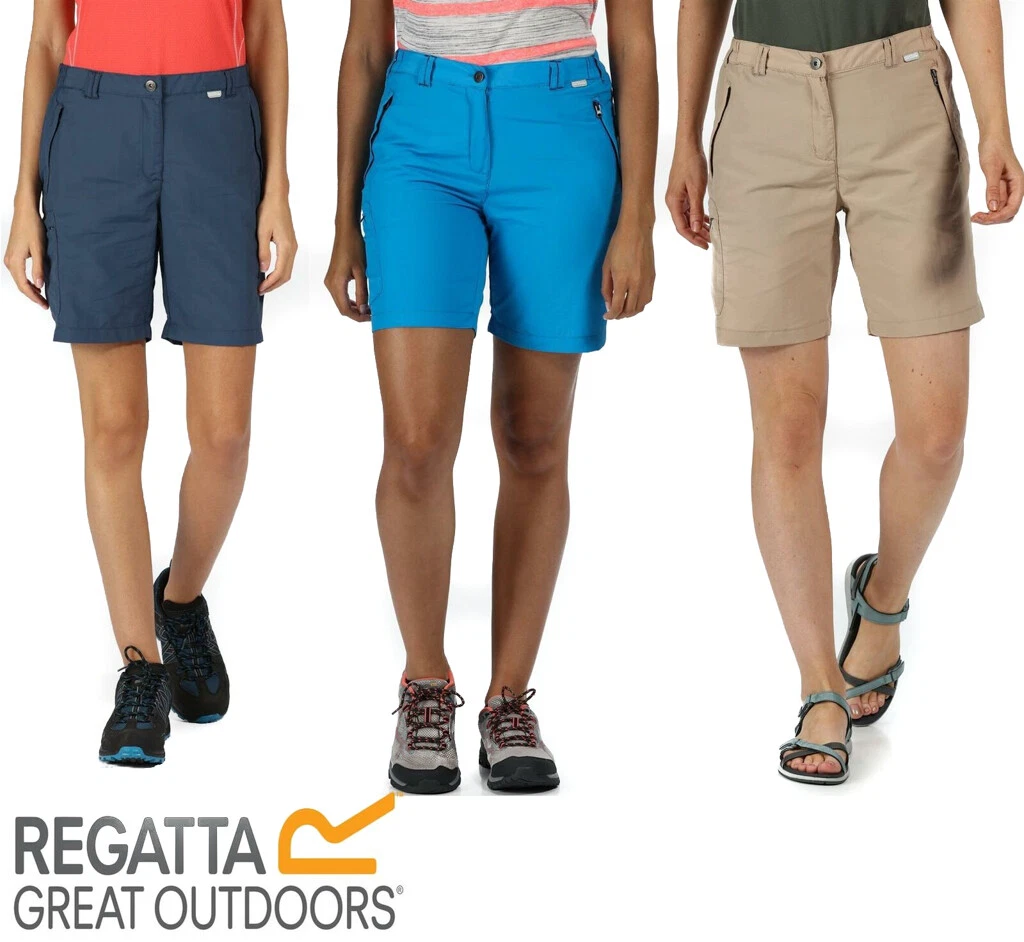 Regatta Womens Chaska Short II Walking Shorts Light Stretch Outdoor Hiking Size