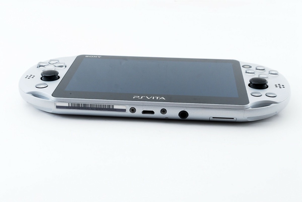 Sony PS Vita Silver Slim Playstation PCH-2000 w/ Charger