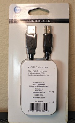 onn printer cable