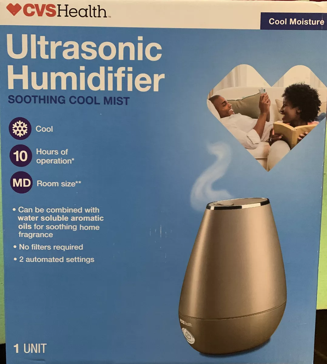CVS HEALTH ULTRASONIC HUMIDIFIER SOOTHING COOL MIST eBay