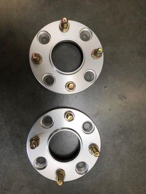 5MMHubcentric Wheel Spacers W// Extended Studs For Nissan 4x114 66.1 12x1.25