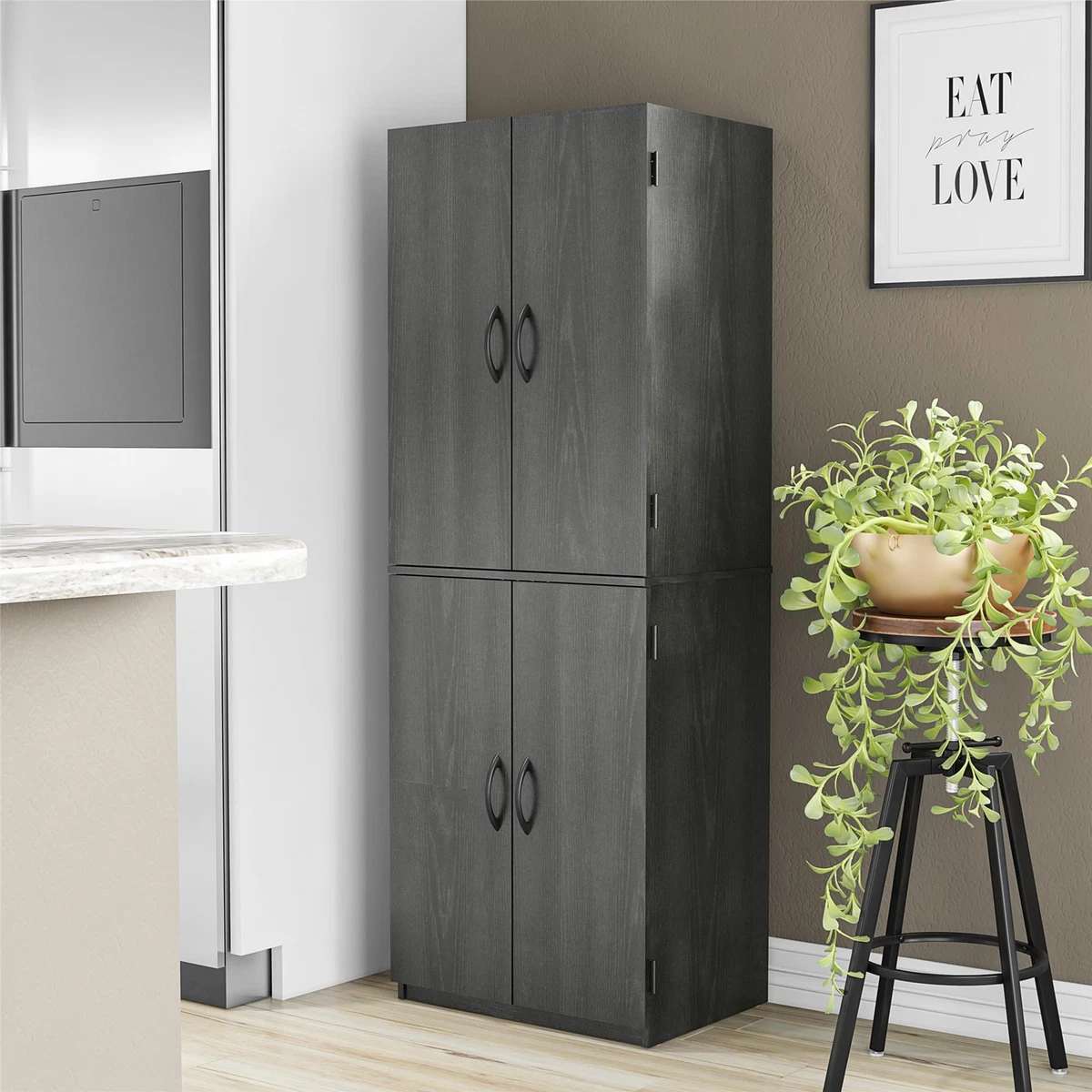 4 door tall cabinet deals