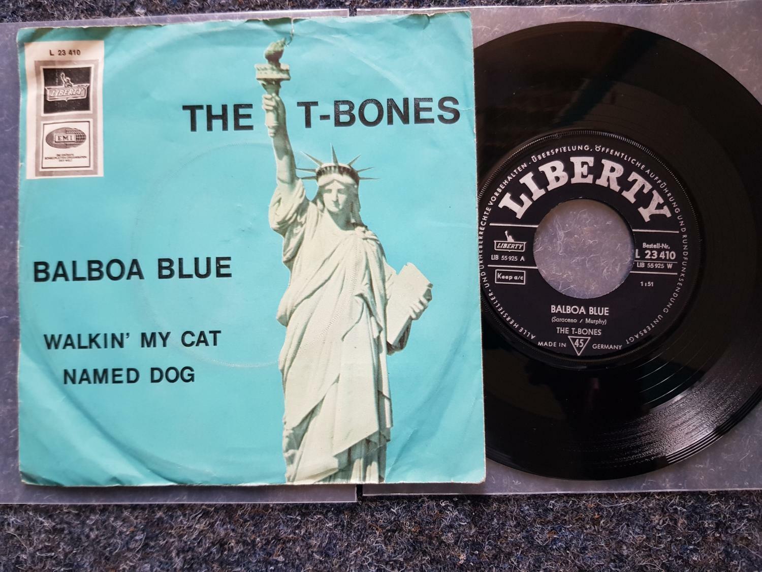 7"" Single Vinyl The T-Bones - Balboa Blue Germany
