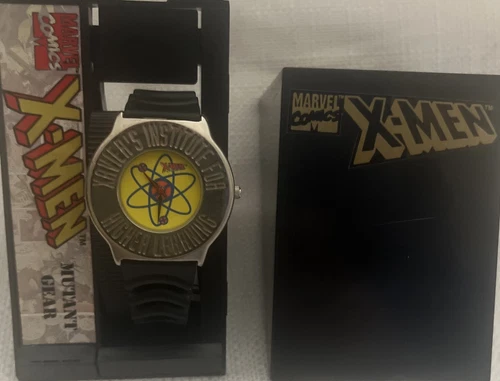 X-Men Marvel comics Mutant Gear watch, 1994 vintage. Xavier's Institute for High
