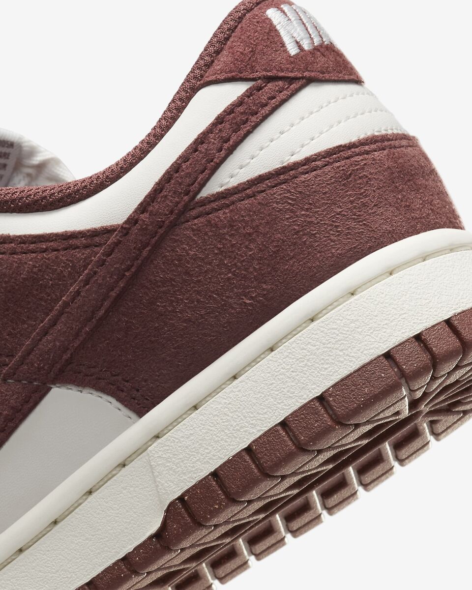 HJ7673-001 Nike Dunk Low Phantom Sail White Red Sepia HJ7673-001 Nike Dunk Low Phantom Sail White Red Sepia