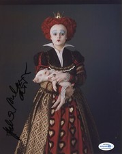 Helena Bonham Carter Alice in Wonderland Autographed Signed 8x10 Photo ACOA