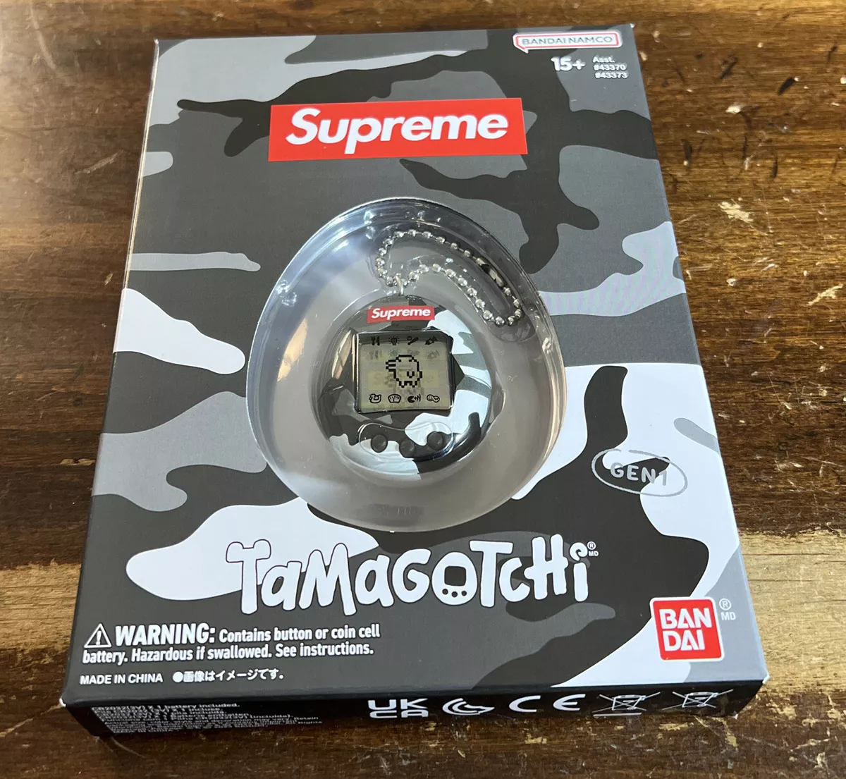 SUPREME/TAMAGOTCHI BLACK (100% AUTHENTIC) (BRAND NEW) SS23 WEEK 4