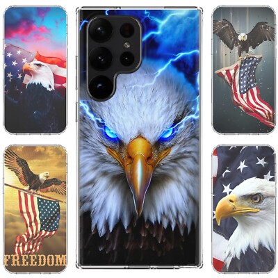For Samsung Galaxy S25 Ultra S25+ S24+ S24 S23 Plus S22 TPU Case Cover+Glass-EAG