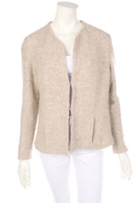 RIANI Blazer Jacket Bouclé Wool D 42 sand beige