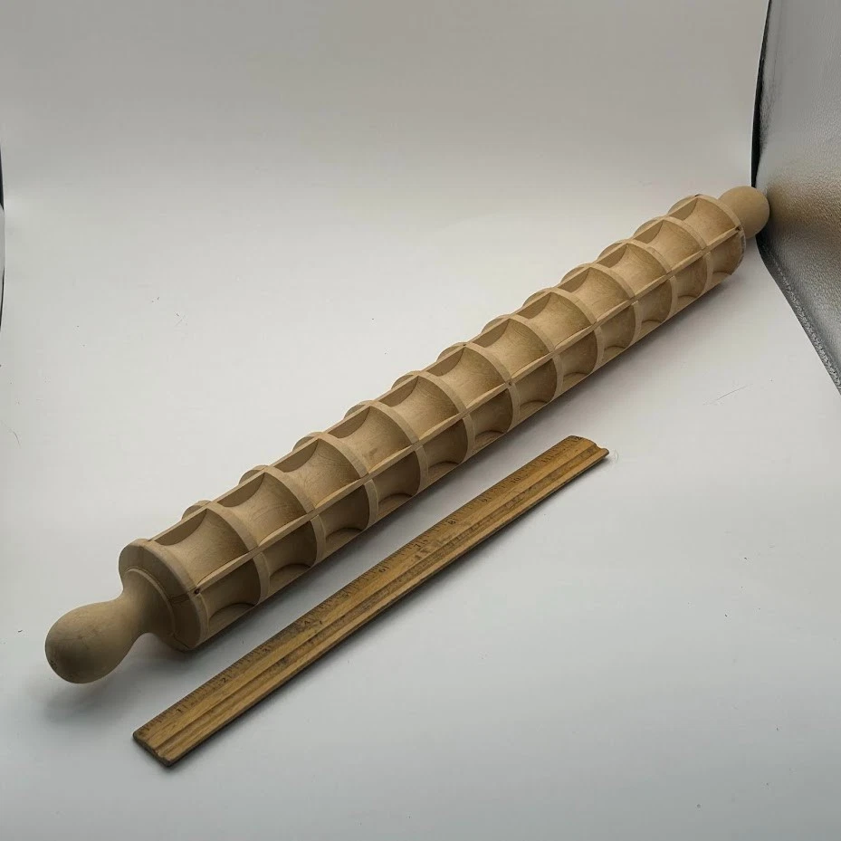 Wooden Ravioli Rolling Pin Made in Italy
Opens in a new window or tab