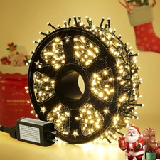Outdoor Christmas Lights 164FT 1000LED, String Lights Indoor 8 Modes Waterproof