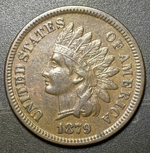 1879-P Indian Head Cent - XF Details - Circulated