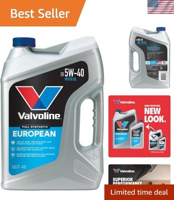 5 QT Full Synthetic 5W-40 Motor Oil for European Vehicles - Superior Engine Care