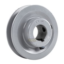 Cast Iron 3" Single Groove Pulley V Style Section A Belt 4L for 7/8" Shaft
