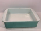 Vintage Pyrex Turquoise Blue 222 Square 8" Baking Dish - Great Condition