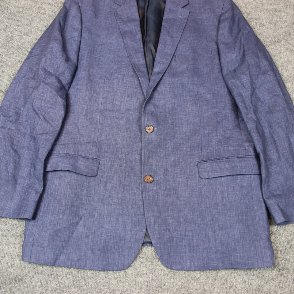 Lauren Ralph Lauren Traje Chaqueta Abrigo Deportivo Blazer Azul 46L Calce Ajustado Foto 4 de 4