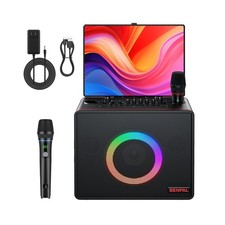 Karaoke Machine for Adults, Built-in 14 Inch Tablet with Lyrics Display, Port...