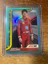 CHARLES LECLERC 2025 Topps Chrome Formula 1 F1 #3 Aqua Refractor #/199 Ferrari