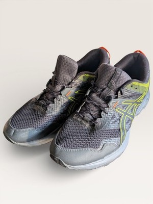 ASICS Gel-Sonoma Trail Running Shoes Gray Neon Yellow Men s 11.5 US 1011A661