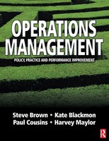 Steve Brown (U. A.) | Operations Management | Taschenbuch | Englisch (2001)