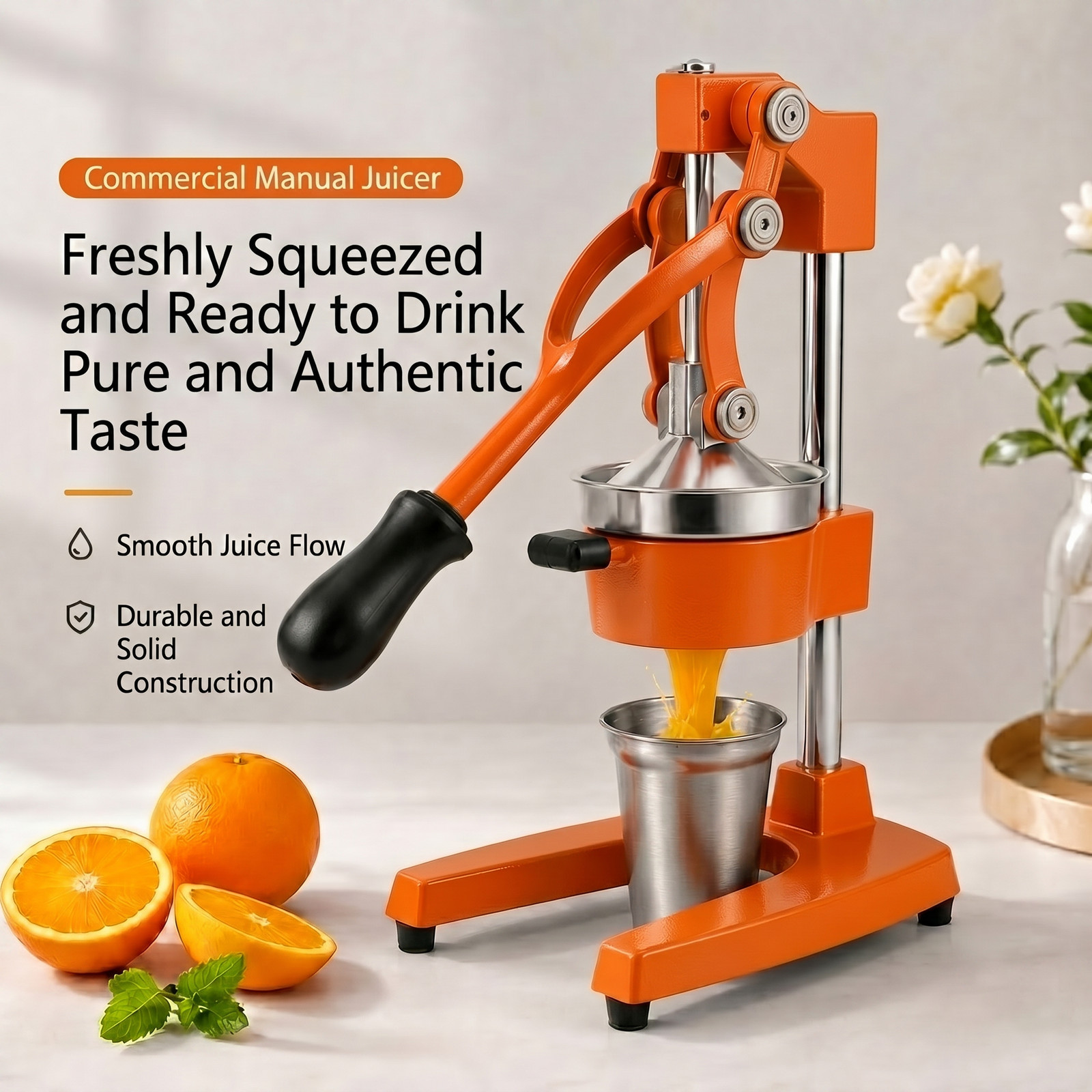 WHALL juicer Cold Press Vertical Juicer Machine With Touchscreen