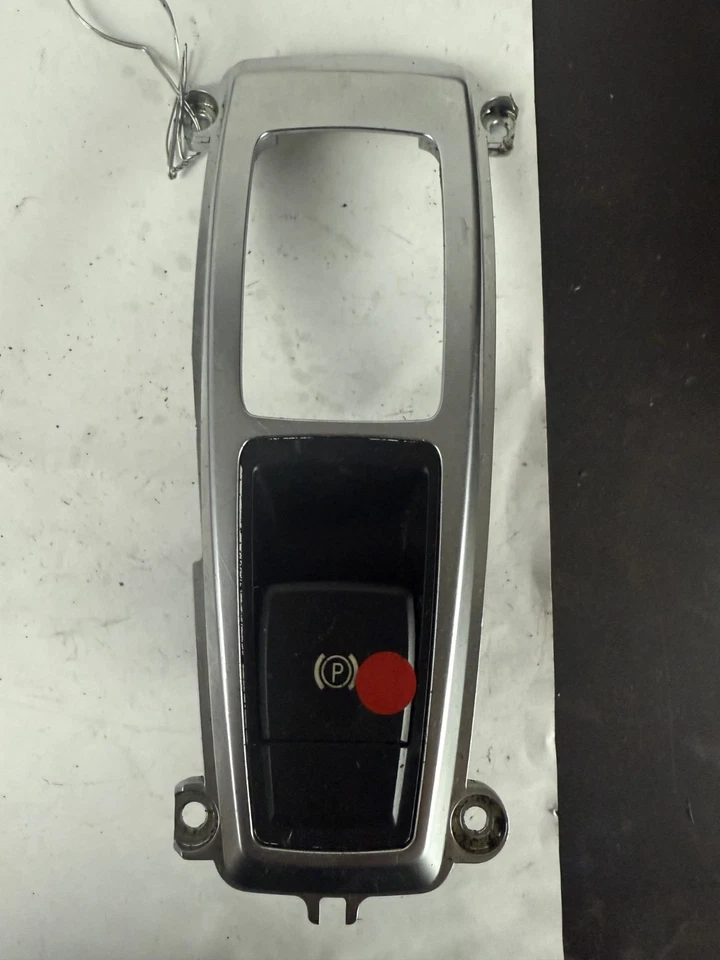 2007-2014 BMW X5 Emergency Brake Switch W/ Bezel Assembly 6975468 OEM - Image 2 of 4