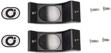 Coastal Shower Doors Bypass Replacement Nylon Towel Bar Bracket, Black