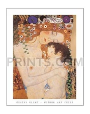 Gustav Klimt Mother and Child Open Edition
