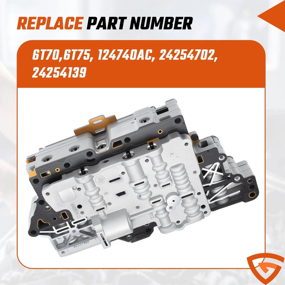 6T70 6T75 Valve Body For Chevrolet Impala 2012-2019 Cadillac SRX XTS 2010-2016 Foto 3 de 4