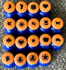18 Fiskars ASSORTED SHAPE Paper Punches - Never Used