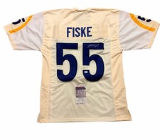 Braden Fiske Signed Jersey Los Angeles Rams Autographed Auto JSA
