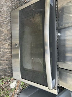 GE Wall Oven Upper Outer Door Glass Stainless Part# WB56X33188