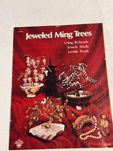 1975 Jeweled Ming Trees H-238 Wire And Bead Trees Instruction Booklet